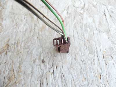 Mercedes Brown 4 Pin 4 Wire Connector Plug A22154511266